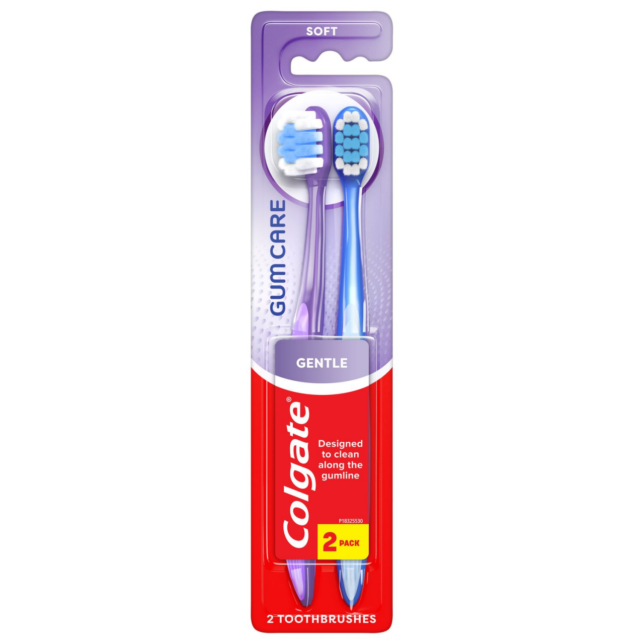 Pack of 2 Colgate Gum Care Soft toothbrushes