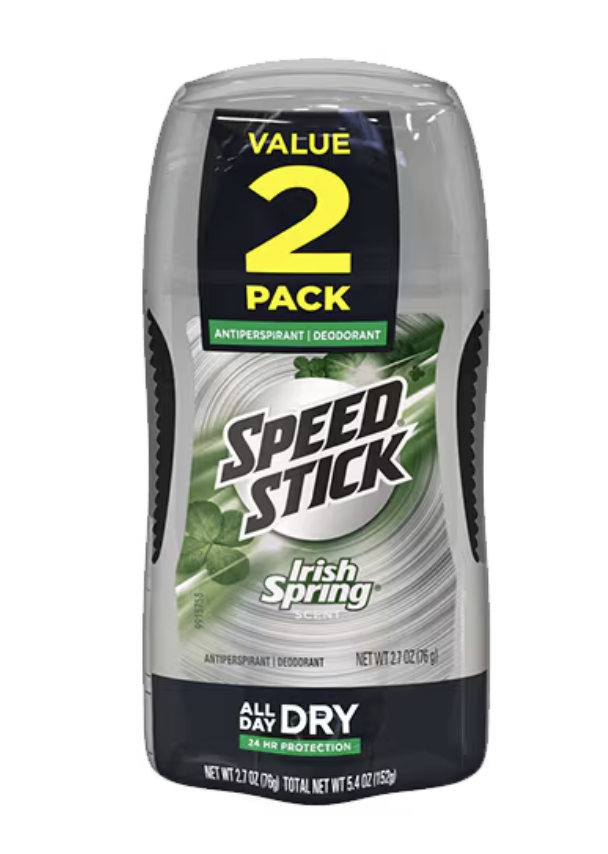 Speed Stick Irish Spring product.